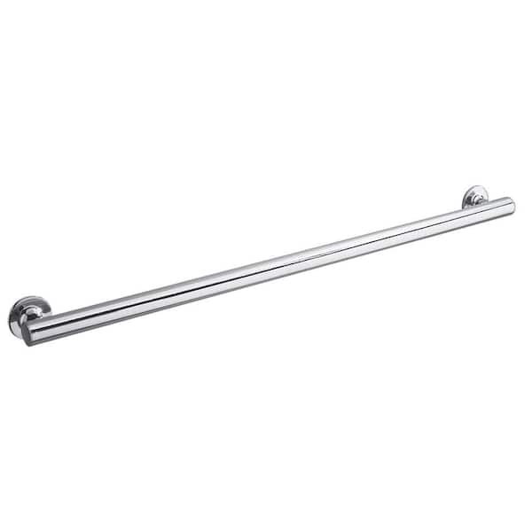 KOHLER Purist 24 in. x 2.4375 in. Concealed ScrewGrab Bar in Polished Stainless