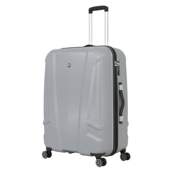 BMW 27 in. Silver Hardside Spinner Suitcase