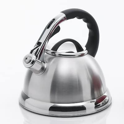 Camille 12-Cup Stovetop Tea Kettle in Silver