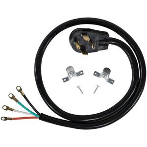 5 ft. 10/4 4-Wire Closed-Eyelet 30-Amp Dryer Cord