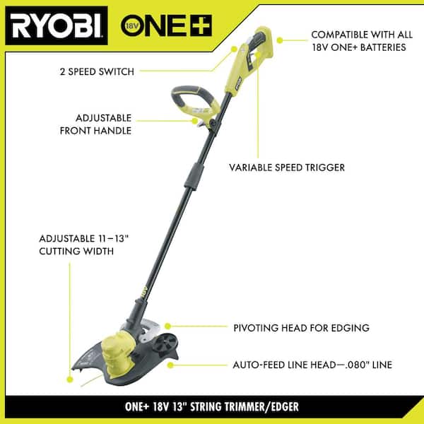 Home depot ryobi cordless weed eater top