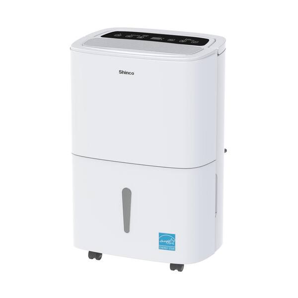 150 pt. 7,000 sq.ft. Dehumidifier in White with Pump, Auto Defrost, Dry  Clothes Function, 24 H Timer