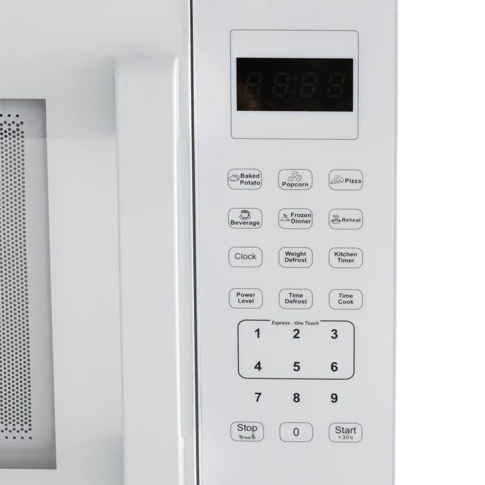 Avanti 1.5 cu ft White Countertop Microwave with Timer