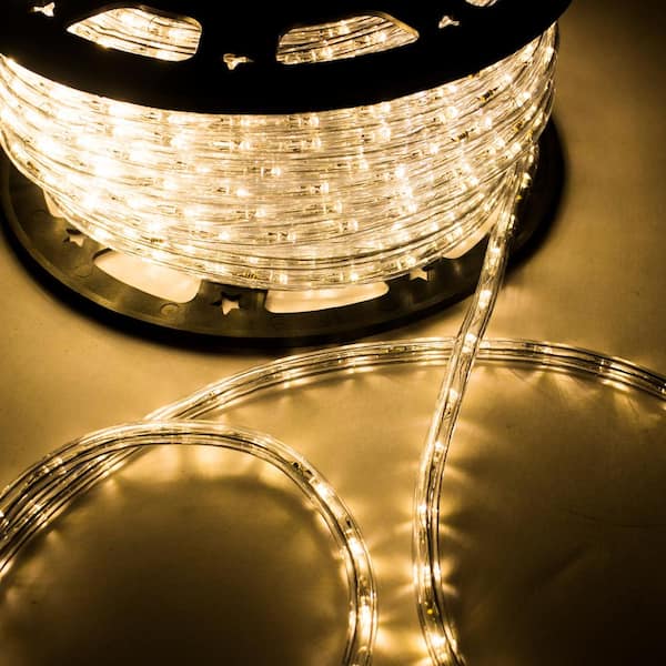 Outdoor 150 ft. 110-Volt Plug-In Warm White Color Changing Light LED Rope Light