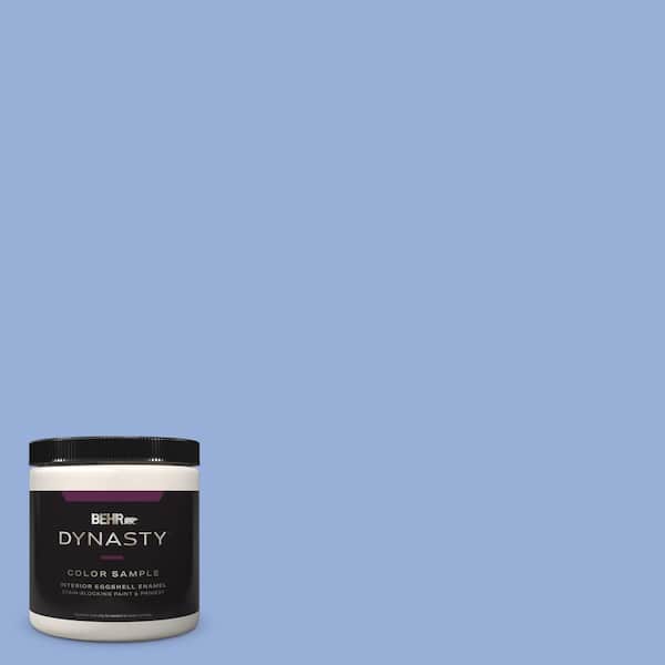 BEHR DYNASTY 8 oz. #590B-4 Anemone Eggshell Enamel Stain-Blocking Interior Paint & Primer Sample