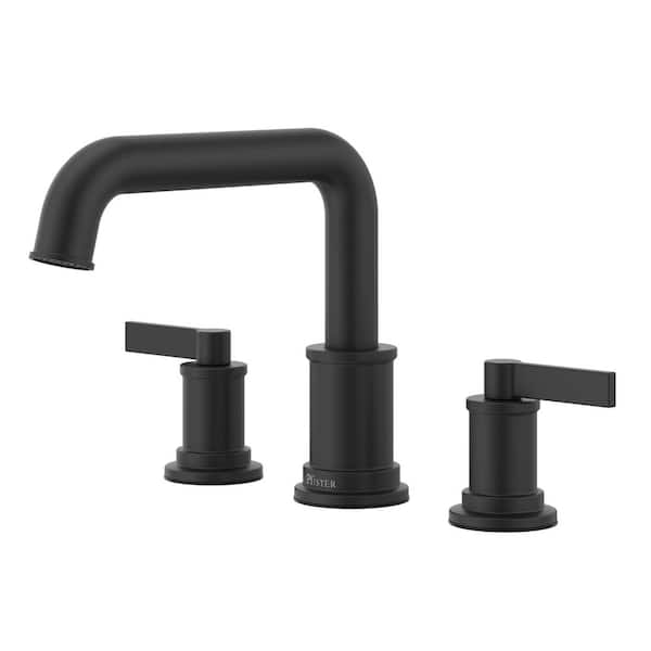 Havenridge 2-Handle Tub Trim Kit in Spot Defense Matte Black (Valve Not Included)