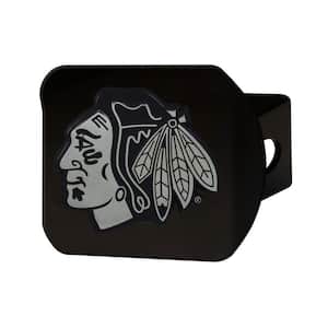 NHL Chicago Blackhawks Class III Black Hitch Cover with Chrome Emblem