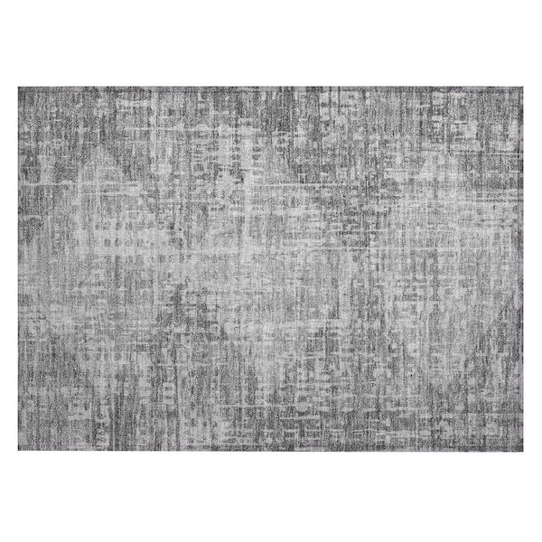 Addison Rugs Chantille Machine Washable Indoor/Outdoor Abstract ACN2026 Gray 1 ft. 8 in. x 2 ft. 6 in. Accent Rug
