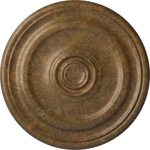 15-3/4 in. x 1-1/2 in. Devon Urethane Ceiling Medallion (Fits Canopies upto 3-5/8 in.), Rubbed Bronze