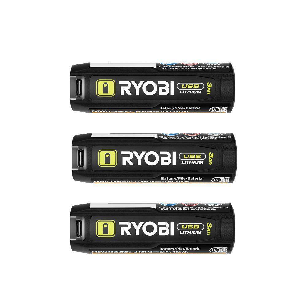 USB Lithium 3.0 Ah Lithium-Ion Rechargeable Battery (3-Pack) price history on PriceWatchPro