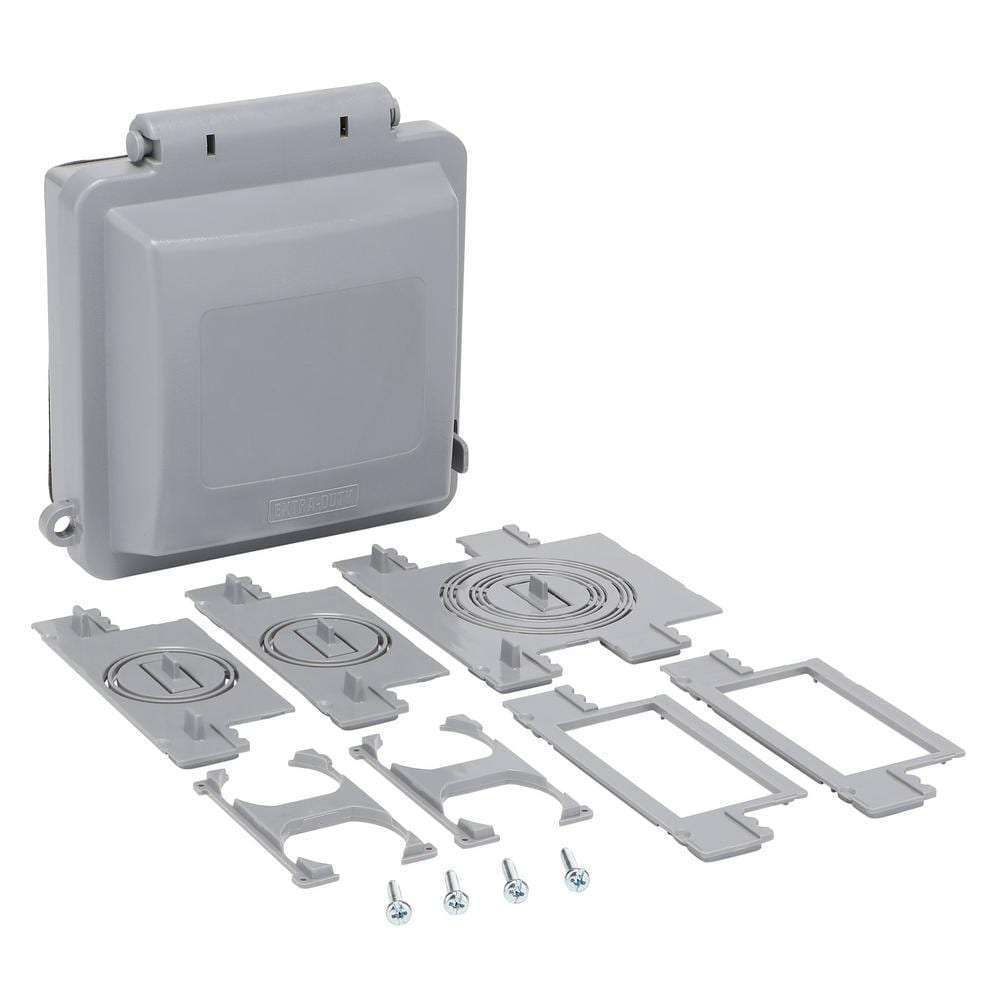 2-Gang Extra Duty Horizontal/Vertical Non-Metallic Weatherproof In-Use Cove