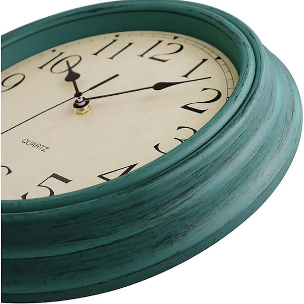 Wall Clocks Battery Operated For Living Room Kitchen 12" Silent