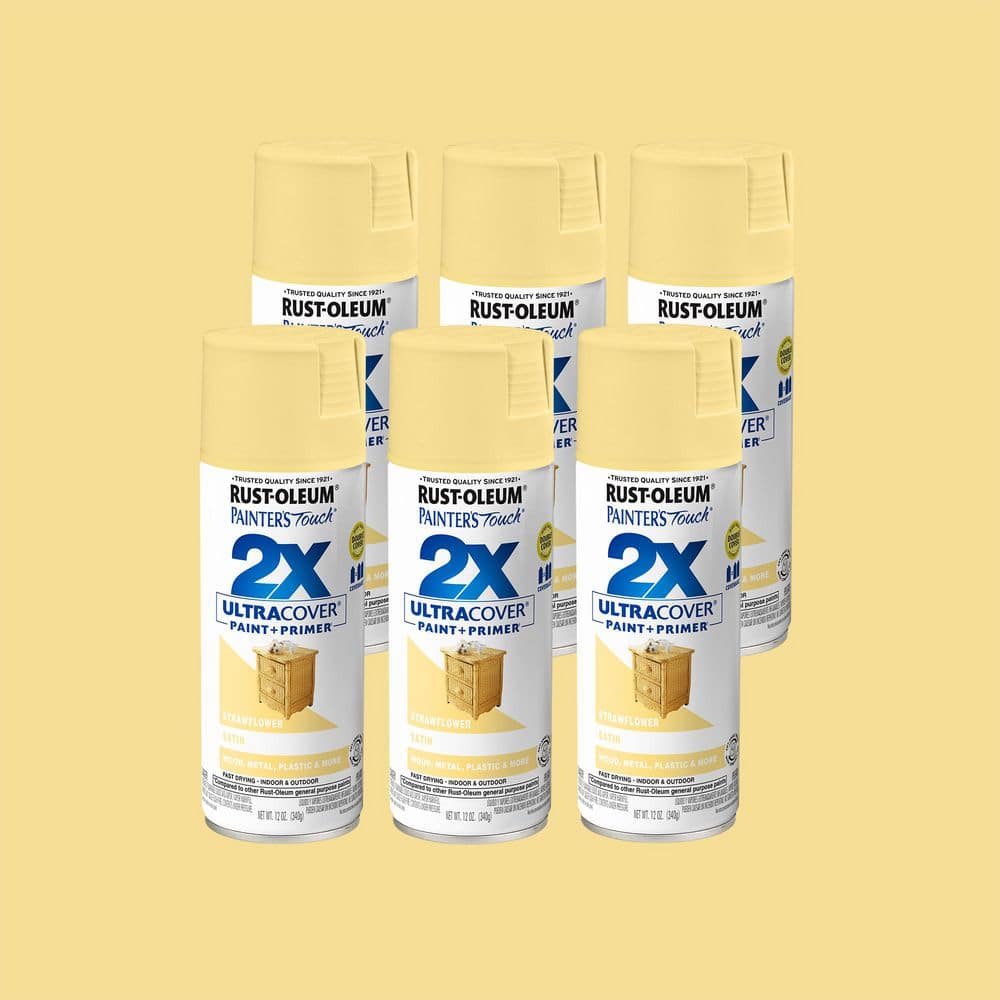 Rust-Oleum Painter's Touch 2X 12 oz. Satin Strawflower General