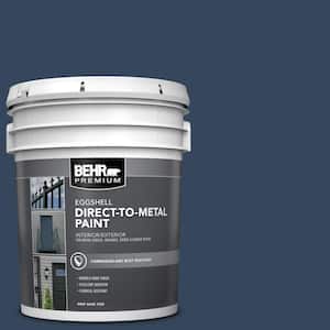 5 gal. #MQ5-54 Compass Blue Eggshell Direct to Metal Interior/Exterior Paint