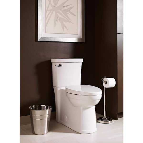 Cadet 3 Decor Tall Height 2-Piece 1.28 GPF Single Flush Elongated Toilet with Seat in White, Seat Included