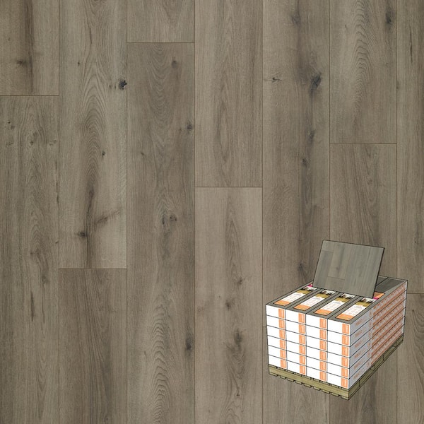 Pergo XP+ Stone Oak 10 mm T x 7.5 W Waterproof Laminate Wood Flooring (589 sqft/pallet) LF001076P - The Home Depot