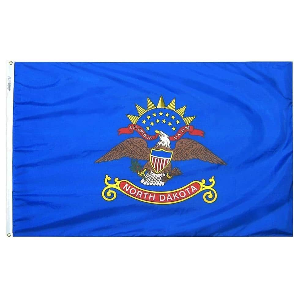 Annin Flagmakers 3 ft. x 5 ft. North Dakota State Flag