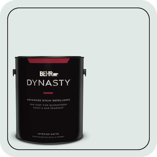 BEHR DYNASTY 1 gal. #BL-W01 Calm Matte Interior Stain-Blocking Paint & Primer