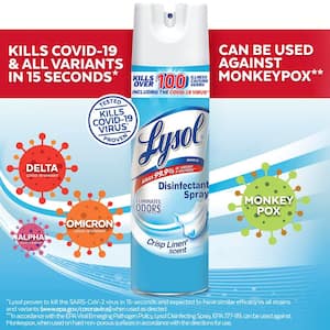 19 oz. Crisp Linen Disinfectant Spray (2-Count)