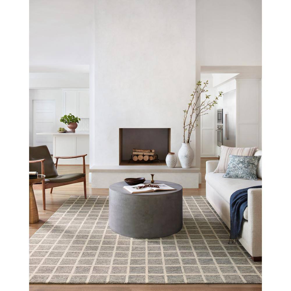 Ivory Wool Hand-Tufted Tufted Stain-Resistant Rug - 2 ft x 5 ft