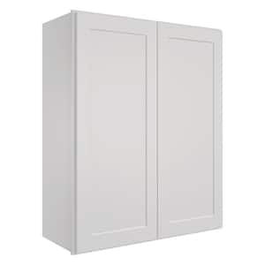 36-in W X 12-in D X 42-in H in Shaker Dove Plywood Ready to Assemble Wall Kitchen Cabinet