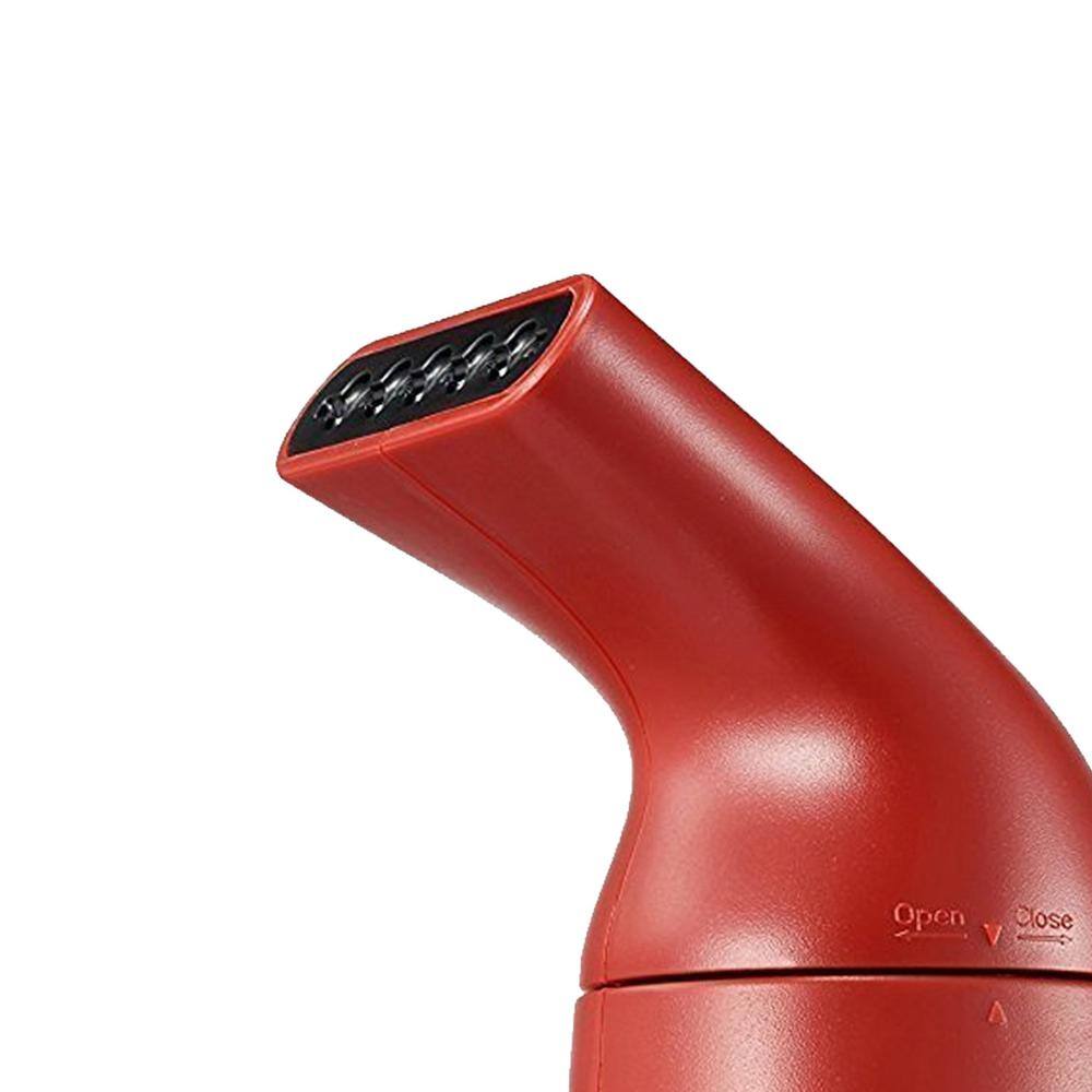 Pursonic Red Handheld Fabric Steamer with Quick Heat-up