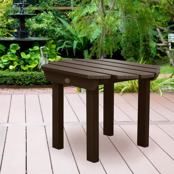 Classic Westport Weathered Acorn Recycled Plastic Outdoor Side Table