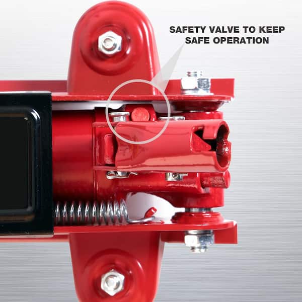 Big Red Hydraulic Trolley Service Lift Jack with Slow Release and