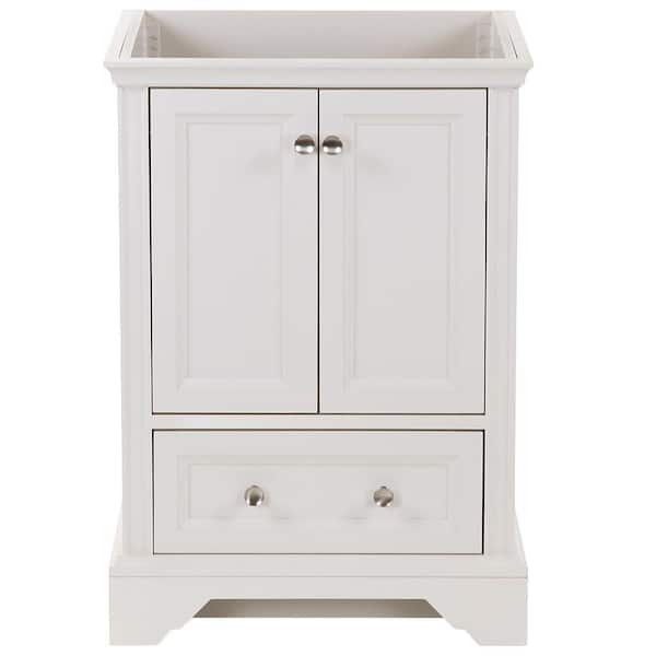 Home Decorators Collection Stratfield 24 in. W x 22 in. D x 34 in. H Bath Vanity Cabinet without Top in Cream
