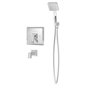 Oxford 1-Handle Tub/Hand Shower Trim Kit in Chrome (Valve Not Included)
