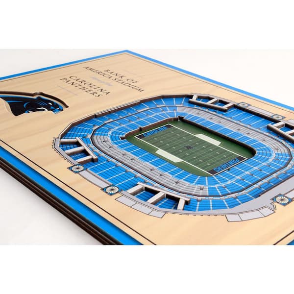 : YouTheFan NFL Carolina Panthers 3D StadiumView