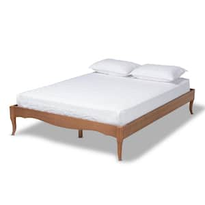 Marieke Ash walnut King Bed Frame