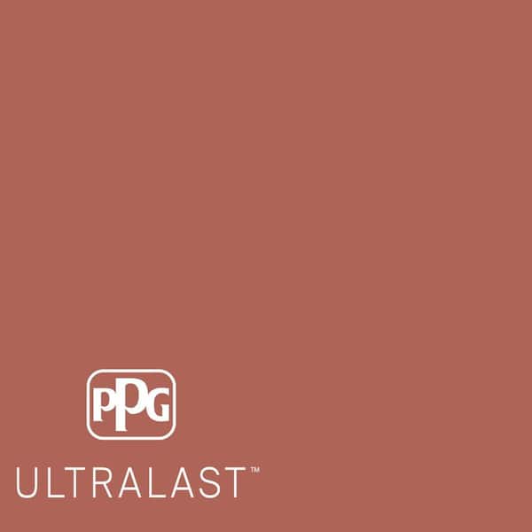 PPG UltraLast 1 qt. #PPG1065-6 Cinnabar Matte Interior Paint and Primer