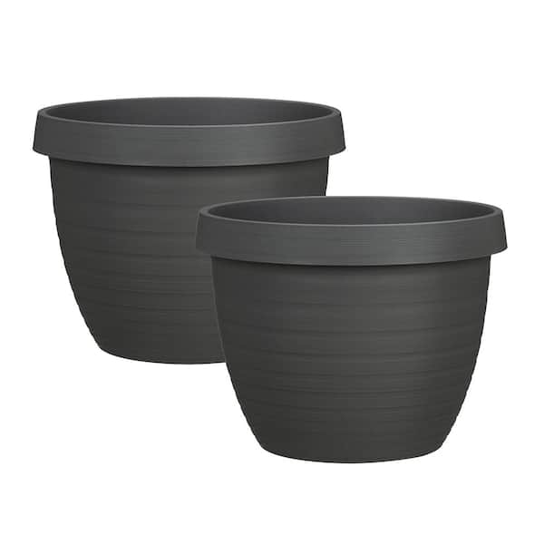 Scheurich 11.8 in. (30cm) Country Star Metallic Gray Resin 2-Pack