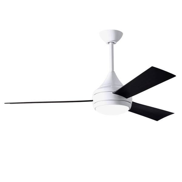 Matthews Fan Company Donaire 52 in. Integrated LED Indoor/Outdoor White