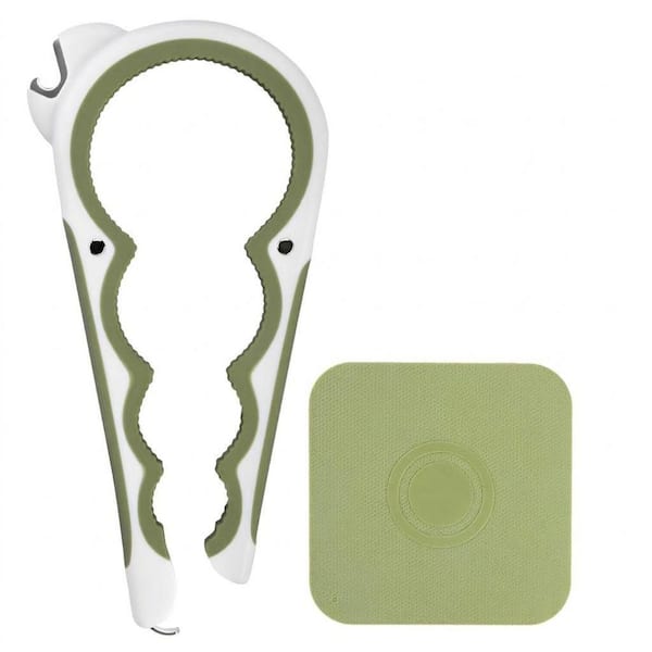 6-in-1 Jar and Bottle Opener Set with Non-Slip Rubber Grip for Seniors, Arthritis, Easy Lid and Can Opening