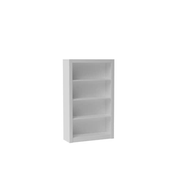 Manhattan Comfort Olinda White Open Bookcase
