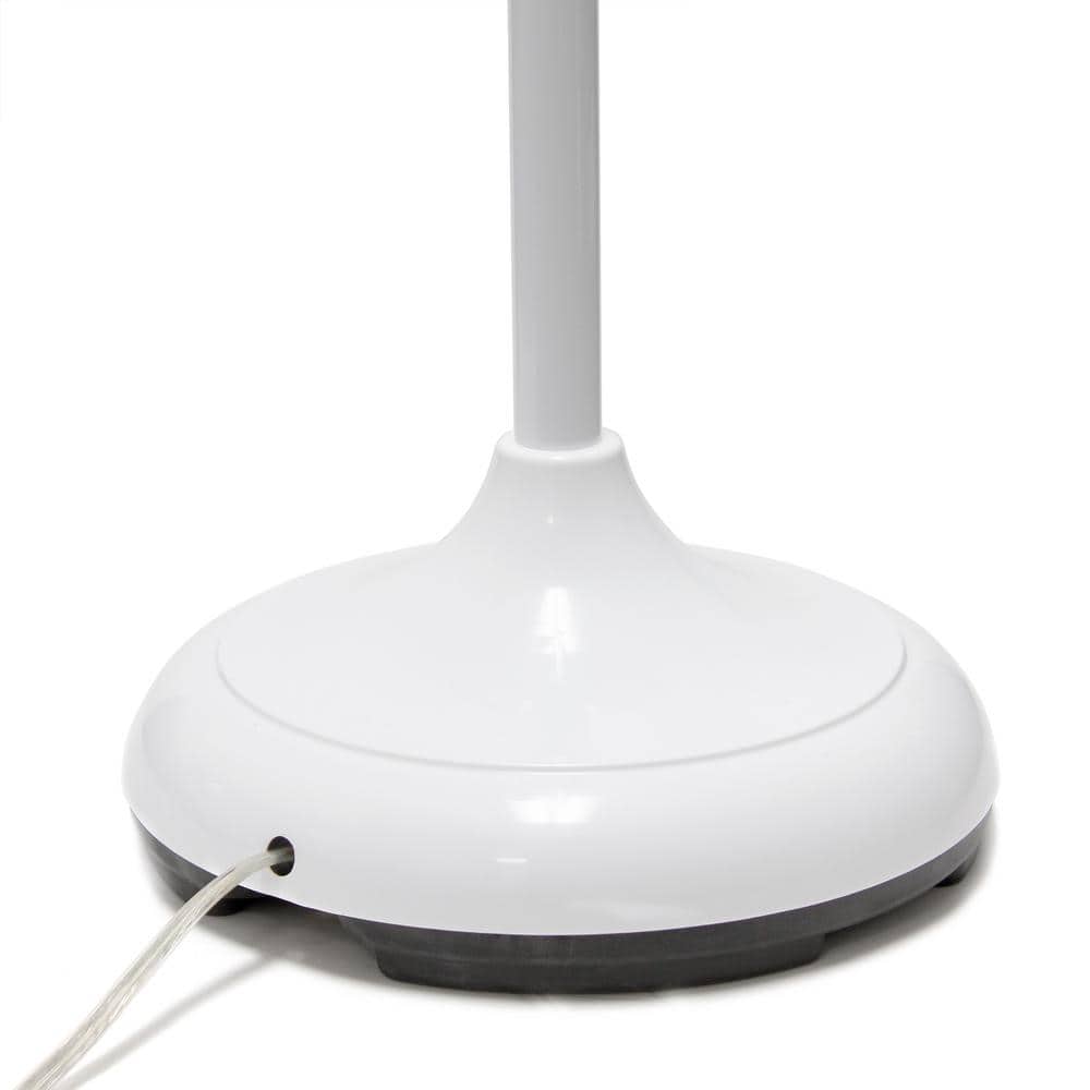 Whimsical White 67" Adjustable Multi-Head Arc Floor Lamp for Kids