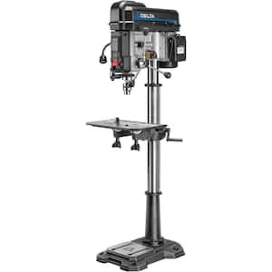 18 in. Floor Standing Drill Press with Worklight, Laser and 16-Speeds