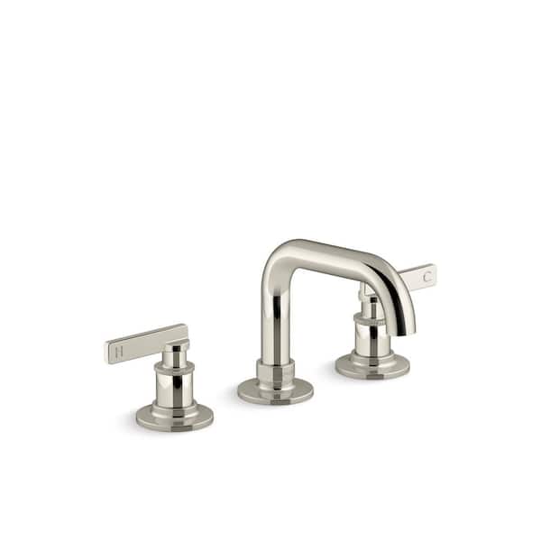 KOHLER Castia By Studio McGee 8 in. Widespread Double-Handle Bathroom Sink Faucet 1.2 GPM in Vibrant Polished Nickel