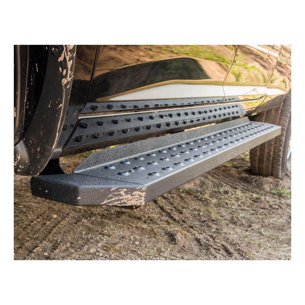"RidgeStep 6-1/2"" x 75"" Black Steel Running Boards (No Brackets)" price history on PriceWatchPro