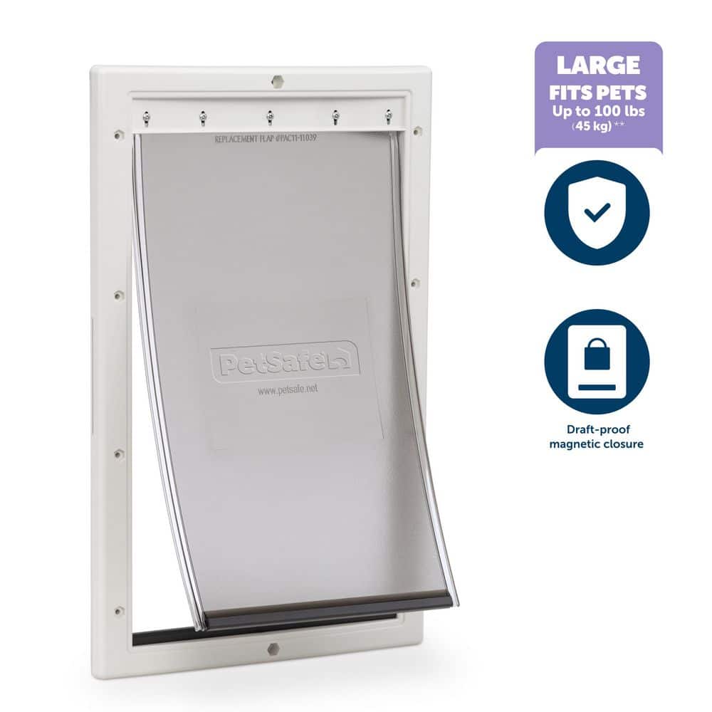 その他 pet a porte PetSafe 10-1/4 in. x 16-1/4 in. Large Plastic Pet Door PPA00-10960