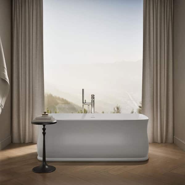 KOHLER Imperator 66 in. x 31 in. Soaking Bathtub with Center Drain