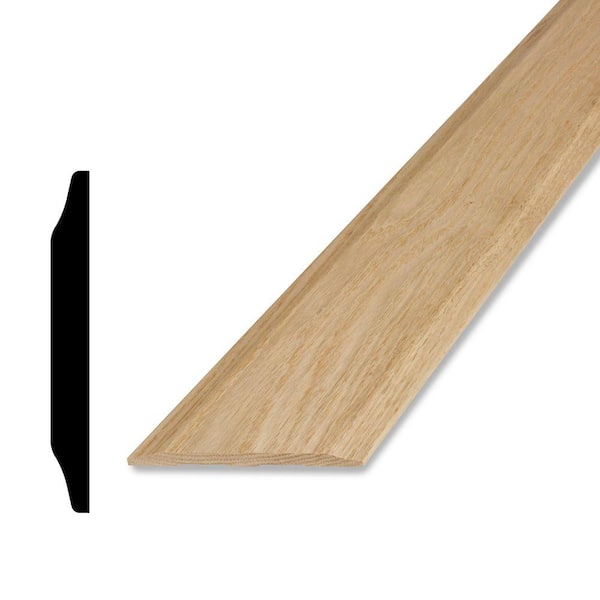 Alexandria Moulding 437 1/2 in. x 4-5/8 in. x 37 in. Oak Saddle Moulding