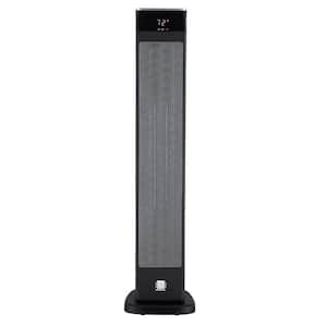 Deluxe Digital 30 in. Ceramic Oscillating Tower Heater with Remote Control