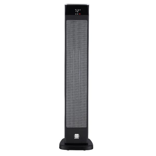 Warmwave Deluxe Digital 30 in. Electric Ceramic Oscillating Tower Space Heater with Remote Control