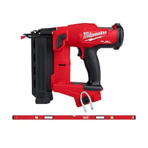 M18 FUEL 18-Volt Lithium-Ion Brushless Cordless Gen II 18-Gauge Brad Nailer (Tool-Only) W/72 in. REDSTICK Box Level