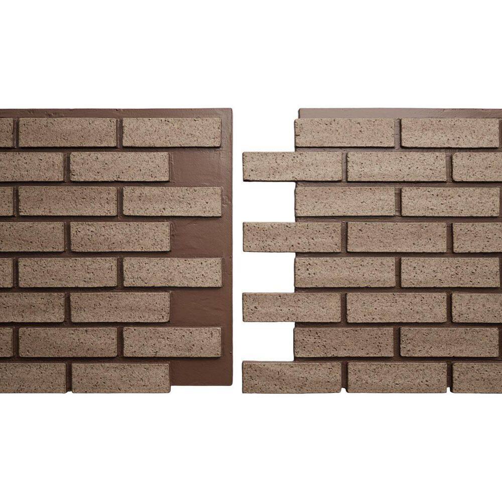 "EverStone Traditional Faux Brick Panel, 44""W x 21 3/4""H x 3/4""D, Caramel Color" price history on PriceWatchPro