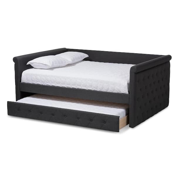 Alena Dark Gray Trundle Daybed