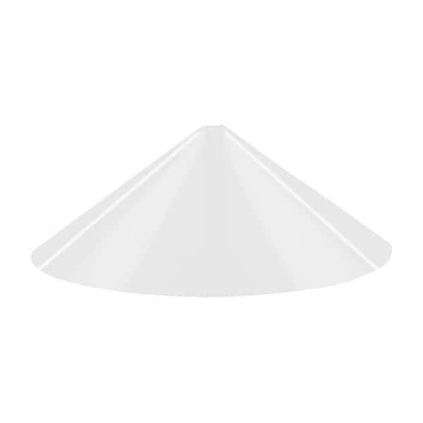 Big  and  Wide 19 in. Non-Electric Squirrel Baffle for Bird Feeder in Semi Transparent
